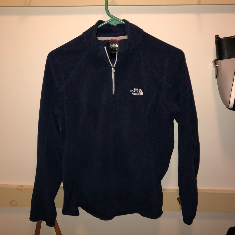Navy Blue Northface Quarter-Zip